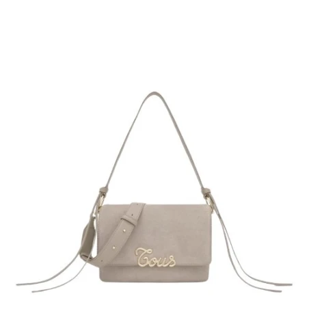 Bandolera TOUS Audree Monogram Soft Gris Piedra Mediano 2002463247