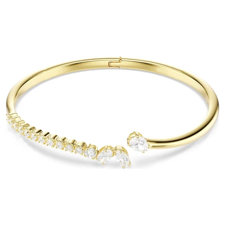 Brazalete Swarovski Mesmera Baño Oro y Cristales Blancos 5750440