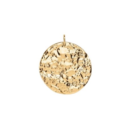 Colgante Agatha Paris Medalla Martillada Baño Oro 028880135-157-TU