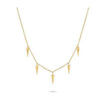 Collar Radiant Spikes Acero Dorado Mujer RY000523