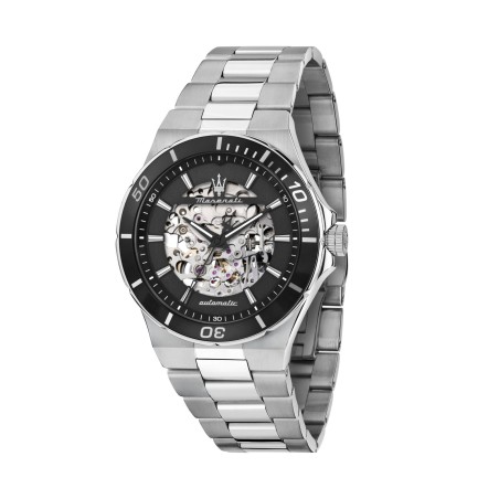 Reloj Maserati Sfida Plateado y Negro Automático Hombre R8823140020