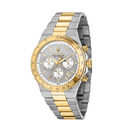 Reloj Maserati Sfida Plateado y Dorado Cronógrafo Hombre R8873640028