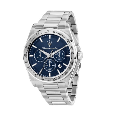 Reloj Maserati Velocitá Plateado y Azul Cronógrafo Hombre R8873652014
