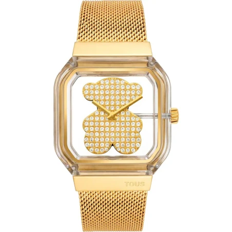 Reloj TOUS D- Bear Party Dorado Analógico Mujer 3000157900