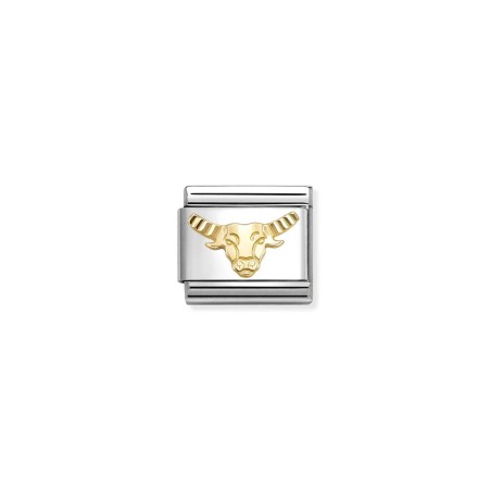 Composable Classic ZODIACO acero y oro 18k Diamantado tauro
