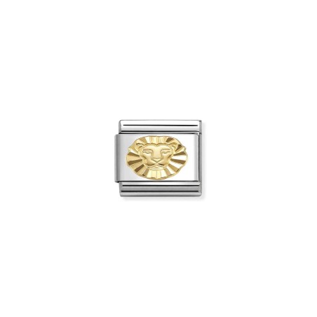 Composable Classic ZODIACO acero y oro 18k Diamantado leo