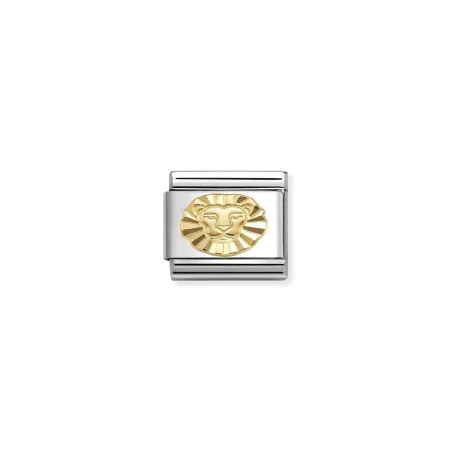 Composable Classic ZODIACO acero y oro 18k Diamantado leo