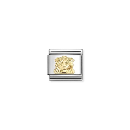 Composable Classic ZODIACO acero y oro 18k Diamantado virgo