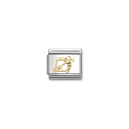 Composable Classic ZODIACO acero y oro 18k Diamantado sagitario