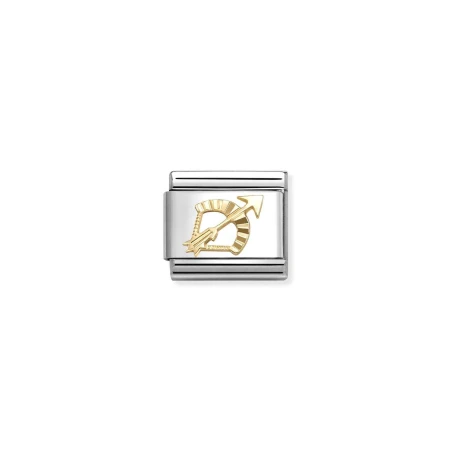 Composable Classic ZODIACO acero y oro 18k Diamantado sagitario