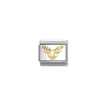 Composable Classic ZODIACO acero y oro 18k Diamantado capricornio