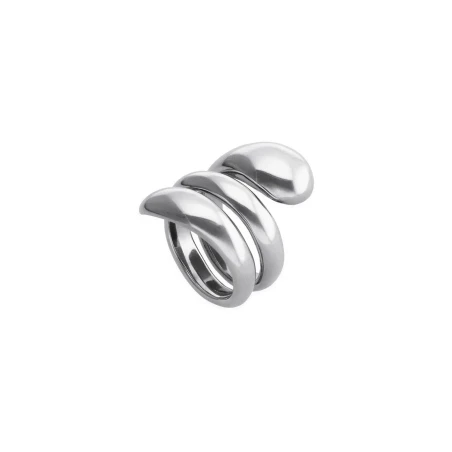 Anillo UNOde50 Espiral Baño Plata ANI0871MTL000