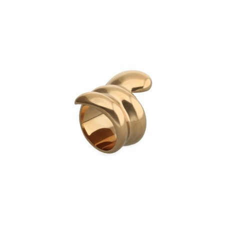 Anillo UNOde50 Espiral Baño Oro ANI0872ORO000