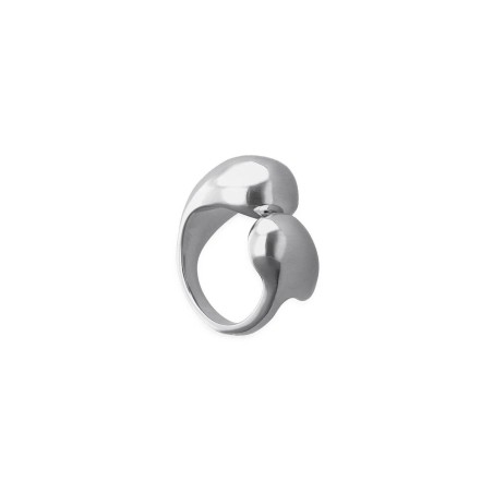 Anillo UNOde50 Gotas Baño Plata ANI0874MTL000