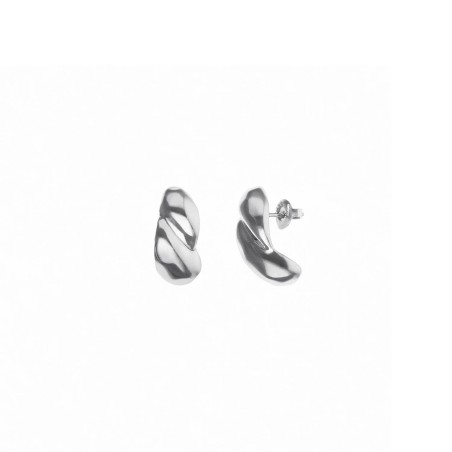 Pendientes UNOde50 Gotas Baño Plata PEN1077MTL0000U