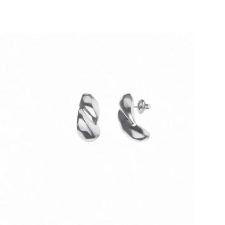 Pendientes UNOde50 Gotas Baño Plata PEN1077MTL0000U