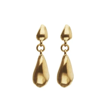 Pendientes UNOde50 Gotas Baño Oro PEN1082ORO0000U