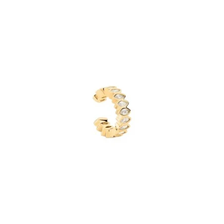 Earcuff Agatha Paris Lucky Baño Oro y Circonitas Blancas 2380827-137-TU