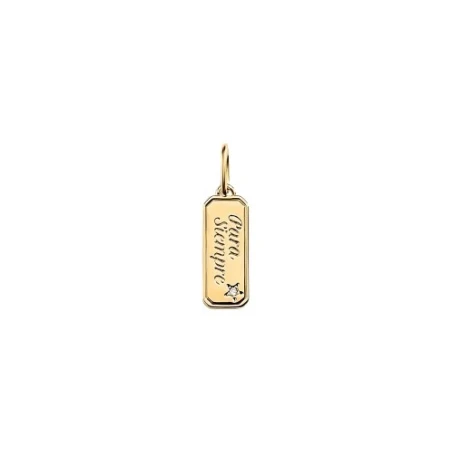 Colgante Agatha Paris Lucky "Para Siempre" Baño Oro 02880404-137-TU