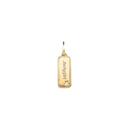 Colgante Agatha Paris Lucky "Lucky Girl" Baño Oro 02880403-137-TU