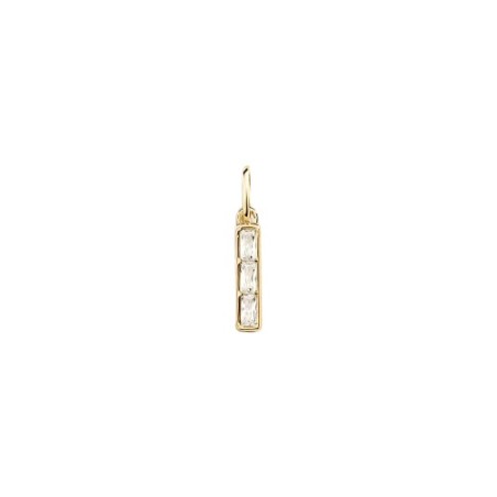 Colgante Agatha Paris Lucky  Baño Oro y Circonitas Blancas 02880402-137-TU