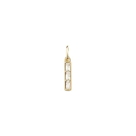 Colgante Agatha Paris Lucky  Baño Oro y Circonitas Blancas 02880402-137-TU