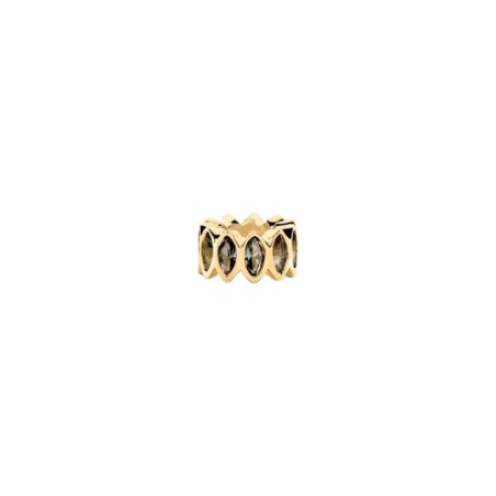 Colgante Agatha Paris Lucky Donut Baño Oro y Circonitas Azul 02880399-109-TU
