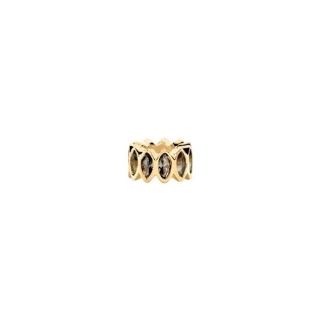 Colgante Agatha Paris Lucky Donut Baño Oro y Circonitas Azul 02880399-109-TU