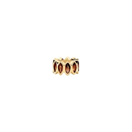 Colgante Agatha Paris Lucky Donut Baño Oro y Circonitas Burdeos 02880399-473-TU