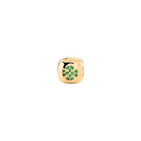 Colgante Agatha Paris Lucky Donut Baño Oro y Trébol 02880398-256-TU