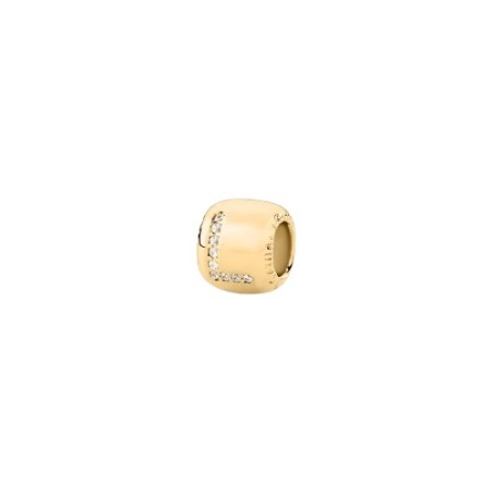 Colgante Agatha Paris Lucky Donut Baño Oro y Lera L Circonitas Blancas 02880416-137-TU
