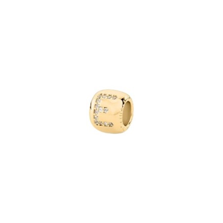 Colgante Agatha Paris Lucky Donut Baño Oro y Lera E Circonitas Blancas 02880409-137-TU