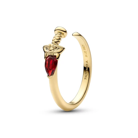 Anillo Pandora Espada de Mulan Disney Baño Oro 164950C01
