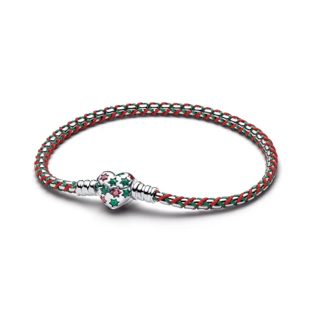 Pulsera Pandora Cordón Rojo y Verde 595068C01
