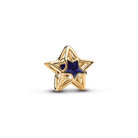 Charm Pandora Estrella en Filigrana Baño Oro 765034C01