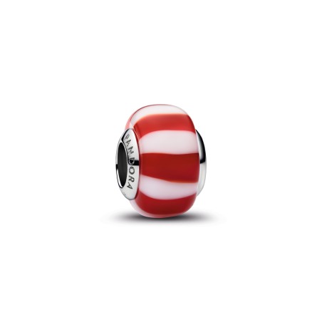 Charm Pandora Cristal Murano Menta Roja 735071C01