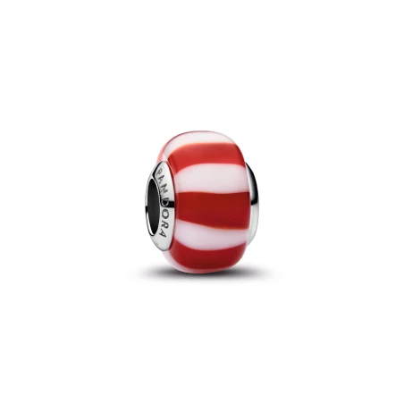 Charm Pandora Cristal Murano Menta Roja 735071C01