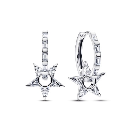 Pendientes Pandora Aro y Estrella 295083C01