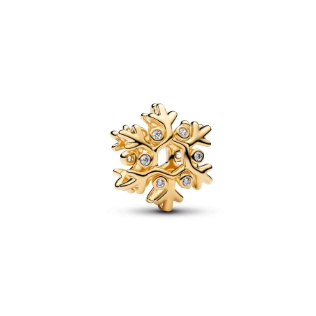 Charm Pandora Copo de Nieve Baño Oro 764249C01