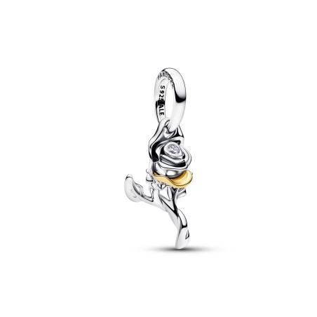 Charm Colgante Pandora Rosa Encatada de La Bella y La Bestia Disney 764405C01