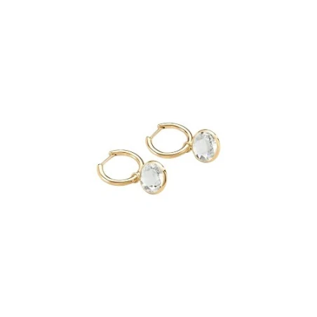 Pendientes Agatha Paris Lutetia Baño Oro y Circonita XL 02381617-137-TU