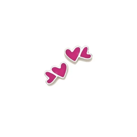 Pendientes Agatha Ruiz de la Prada Corazones Fucsia 008AGT