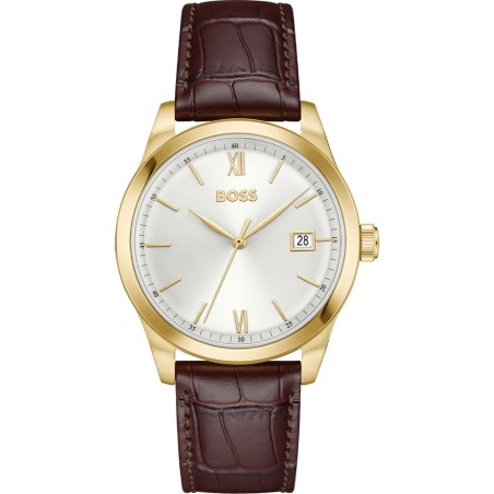 Reloj Boss Langford Dorado, Plateado y Marrón Analógico Hombre 1514357