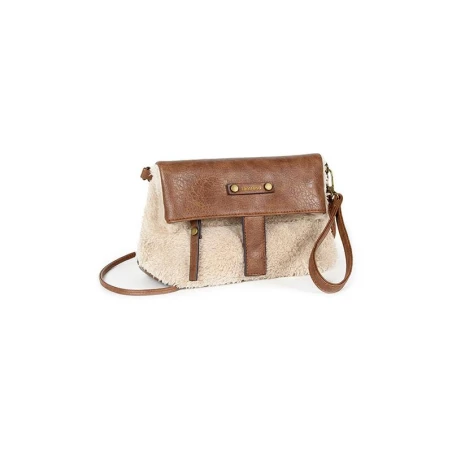 Bolso bandolera TANTREND forma sobre color camel. Pack bolso 2-2. 04702819