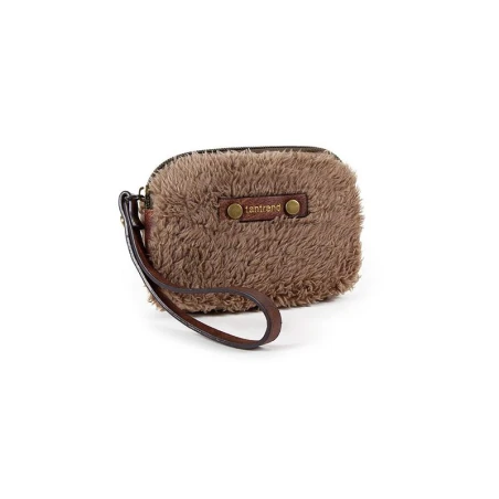 Bolso bandolera TANTREND borreguito marrón. Pack Monedero 3-3. 4702816