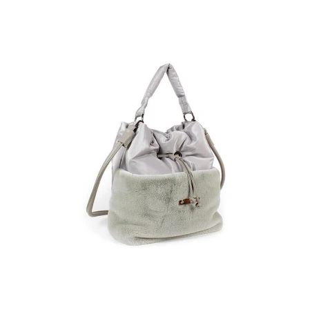 Bolso bombonera TANTREND con pelo. Pack Bolso 2-2