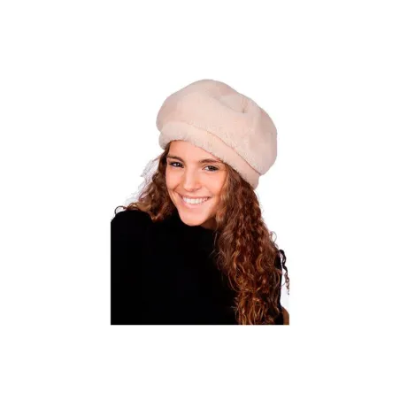 Gorro boina TANTREND pelo color nude. Pack boina 2-2. 03600562