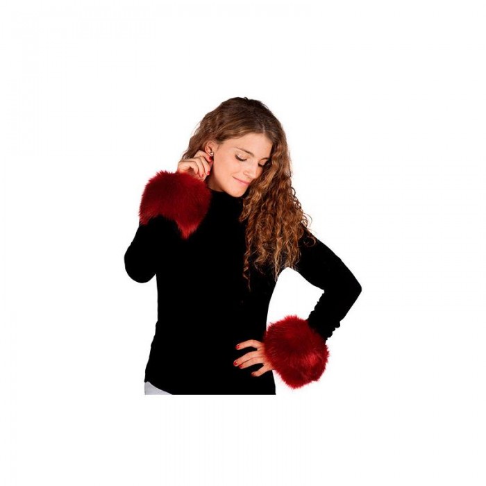 Puños TANTREND pelo sintético caoba. Puños 3-3. 03600539