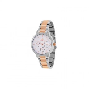 Reloj Marea Multifunción Mujer Plateado y Rosado B41204/10