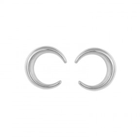 Pendientes ARXIS Media Luna Plata
